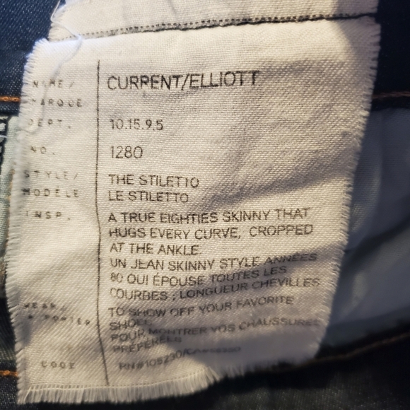 Current/Elliott The Stiletto Typhoon Destroy jeans from Revolve - Picture 14 of 15